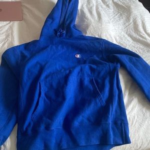 Blue champion hoodie